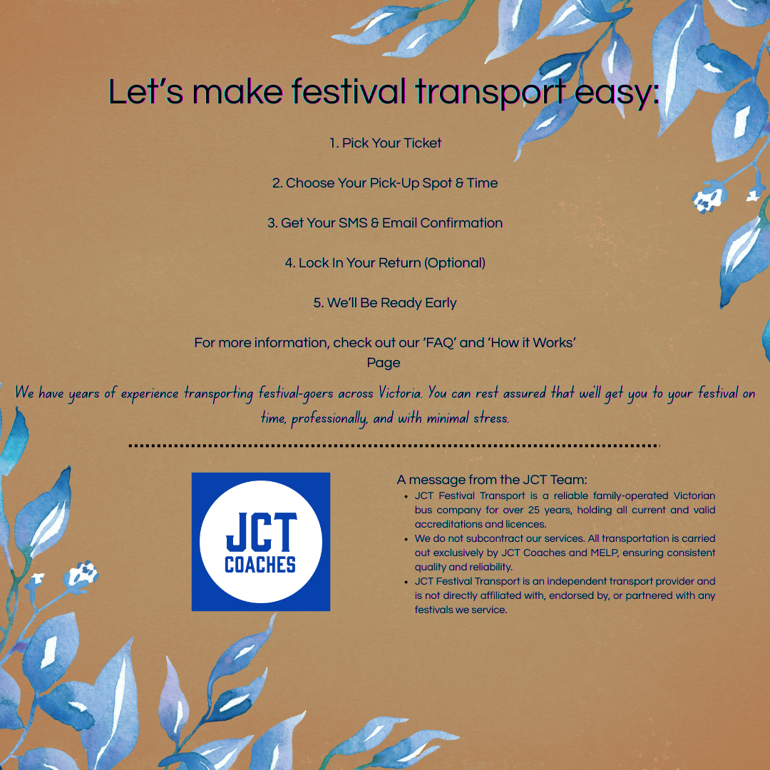 Coming Soon - Let Them Eat Cake Music Festival Transportation