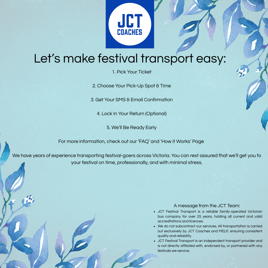 1. Strawberry Fields Music Festival Transport